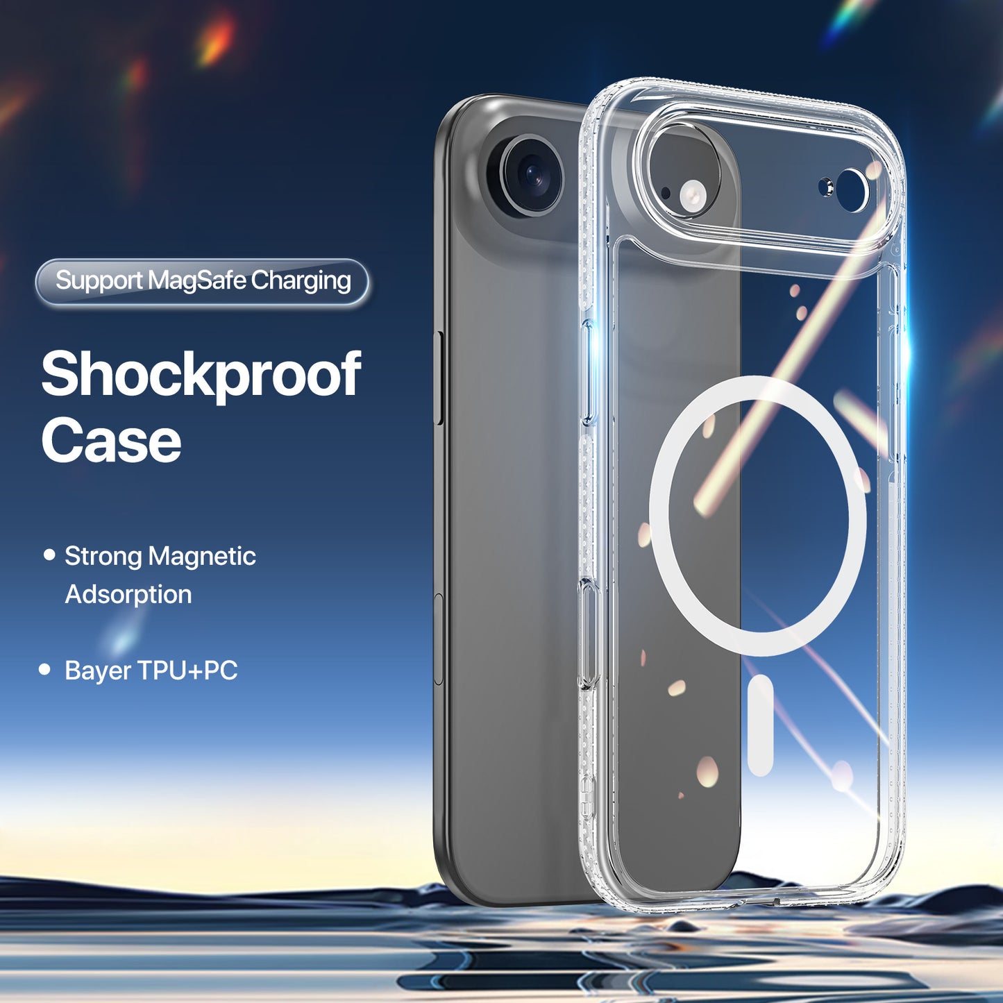 MagSafe Case for iPhone 17 Air – Wireless Charging Supported, Shockproof & Slim Cover
