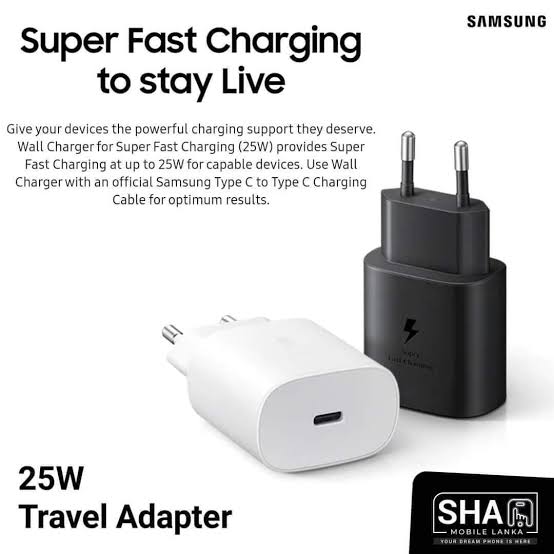 Samsung 25W Super Fast USB-C Charger | Original & Reliable Adapter