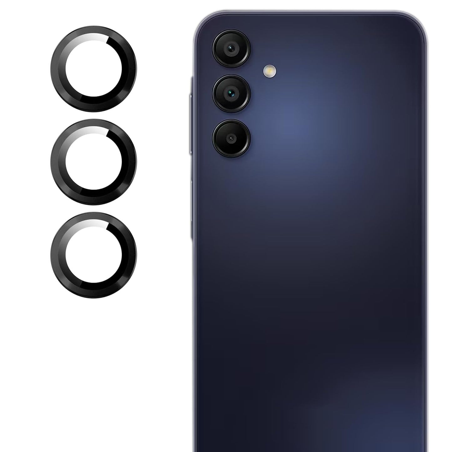 Camera Lens Protector for Samsung Galaxy A15 – HD Tempered Glass, Scratch & Dust Protection