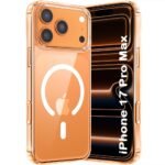 MagSafe Clear Case for iPhone 11 to iPhone 17 Pro Max – Anti-Yellow Transparent Wireless Charging Cover